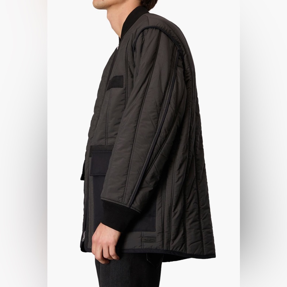 Rag & Bone Black Delta Liner Jacket - Picture 3 of 7